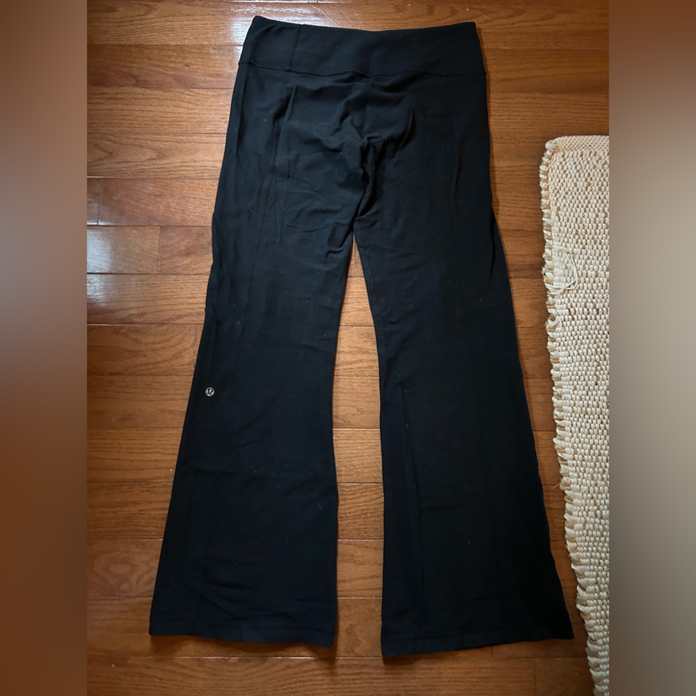 Lululemon Athletica Black Wide Leg Pants